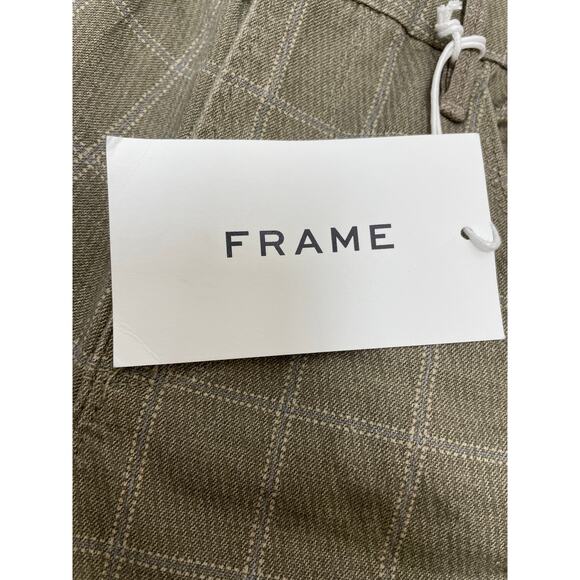 Frame Le Crop Mini Bootcut Skyblue Plaid Women's Jeans Size 29 New With Tags - Picture 8 of 12